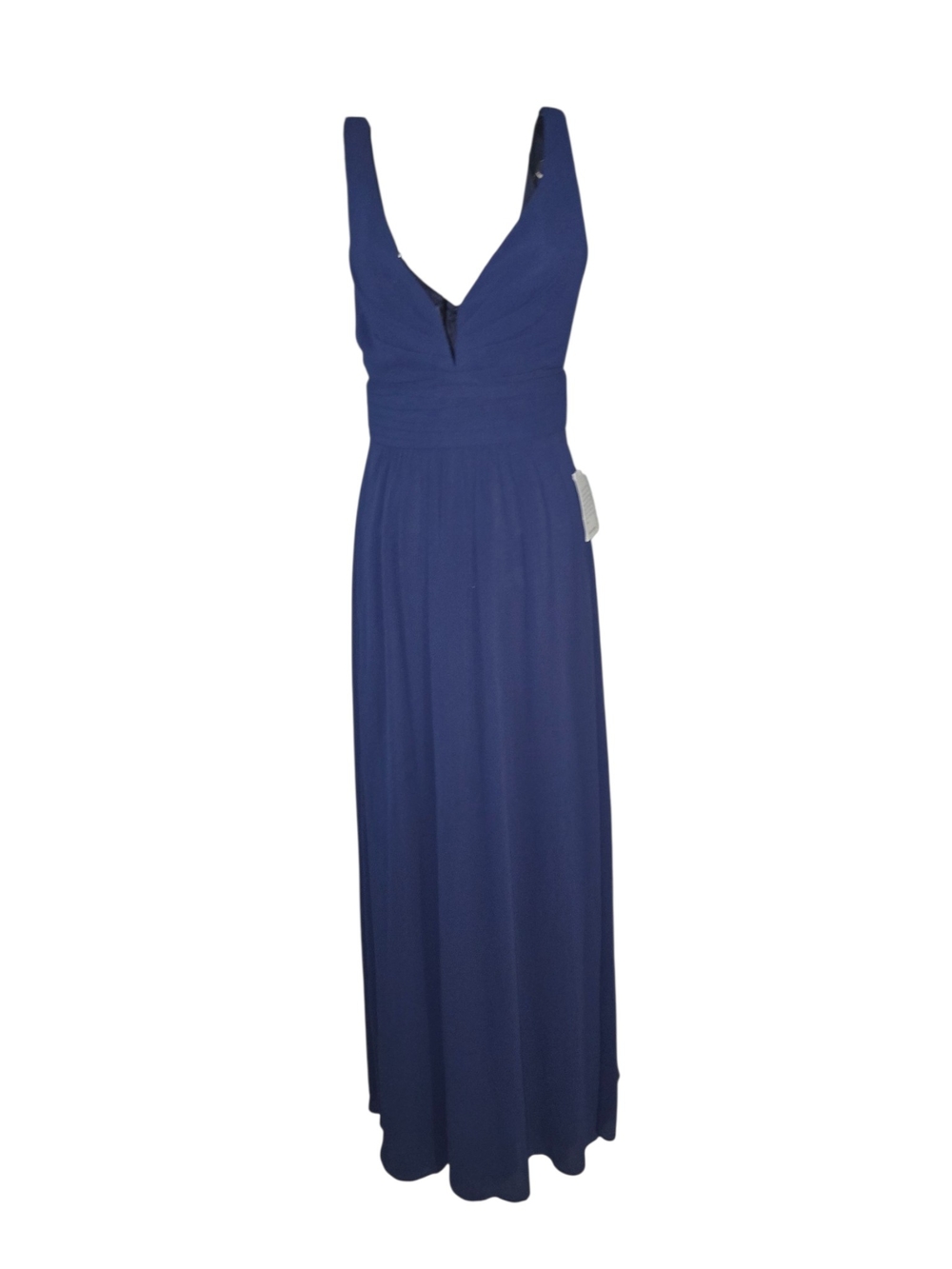 Lulu's Navy V-Neck Sleeveless Maxi Dress